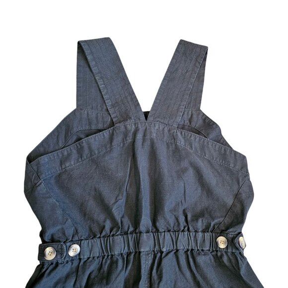 Everlane Black The Fatigue Apron Jumpsuit Size 16 Baggy Relaxed‎ Fit NWT Organic - Picture 6 of 11